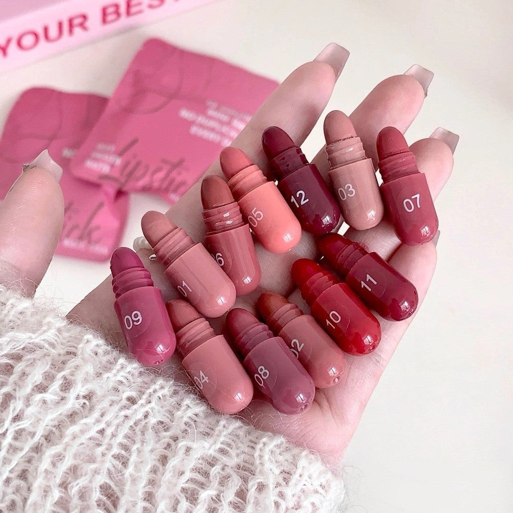 LMG BROTHS 18-Color Capsule Lipstick Set